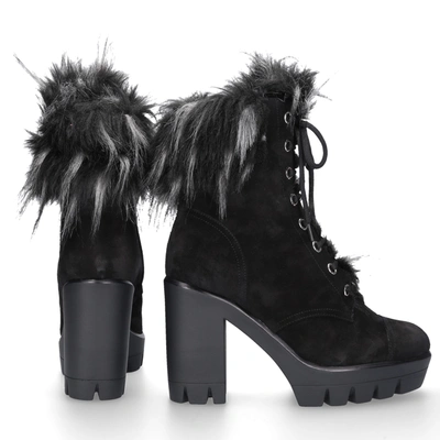 Shop Giuseppe Zanotti Ankle Boots Gintonic 80 Suede In Schwarz