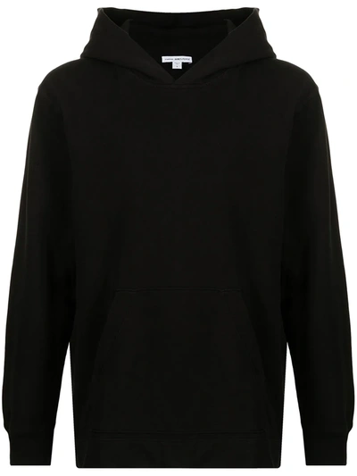 Shop James Perse French Terry Hoodie In Black