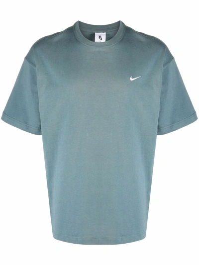 Shop Nike Lab Crew-neck T-shirt In Green