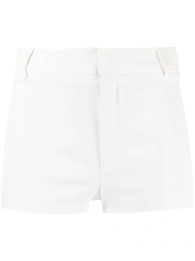 Pre-owned Gucci Mid-rise Mini-shorts In White
