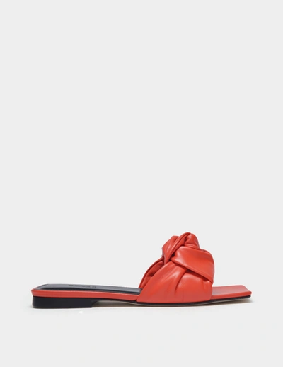 Shop By Far Lima Sandals In Red