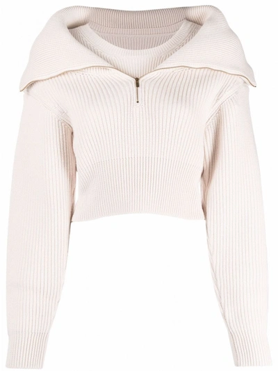 Shop Jacquemus La Maille Risoul Wool Top