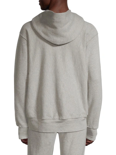 Shop Les Tien Men's Relaxed Cotton Pullover Hoodie In Ivory