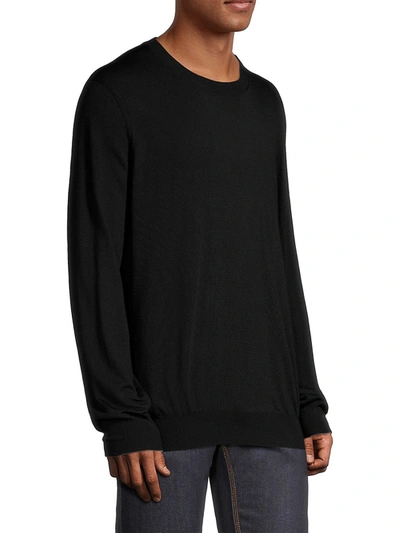 Shop Brunello Cucinelli Men's Wool-cashmere Blend Sweater In Black