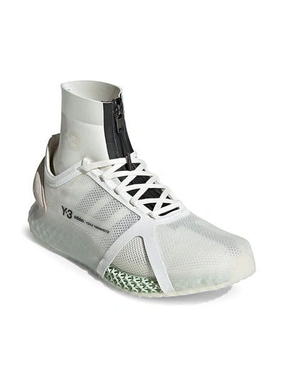 Shop Y-3 Runner 4d Sneakers In Core White