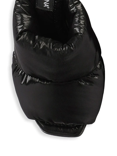 Shop Dolce & Gabbana Dg Interlocking Quilted Leather Sandals In Nero