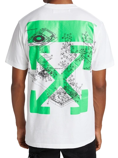 Off-white X Pioneer Dj Cotton T-shirt In White | ModeSens
