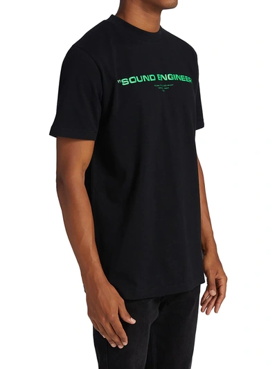 Shop Off-white Pioneer Crewneck T-shirt In Black