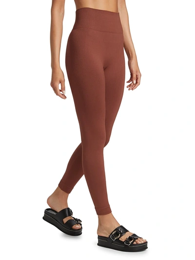 Shop Weworewhat Seamless Leggings In Ruby