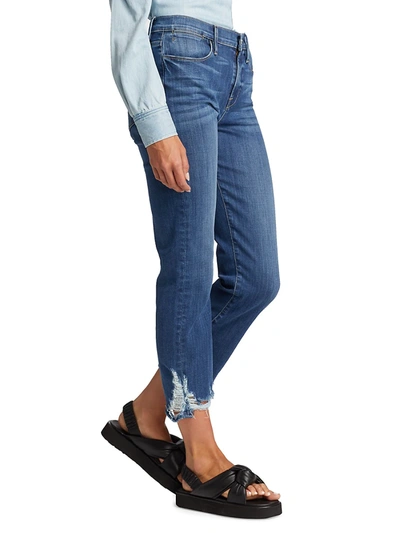 Shop Frame Women's Le High Straight Fit Jeans In Stallion Chew