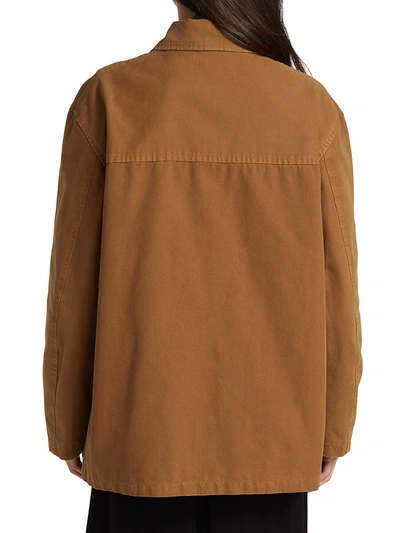 Shop Nili Lotan Women's Connor Button Jacket In Camo Green