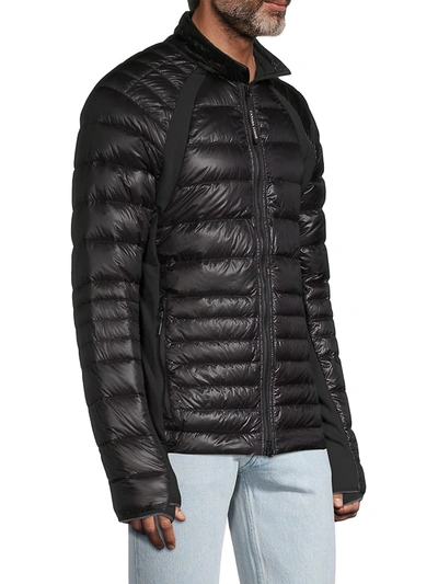 Shop Canada Goose Men's Hybridge Lite Tech Down Jacket In Black