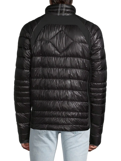 Shop Canada Goose Men's Hybridge Lite Tech Down Jacket In Black