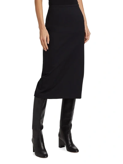 Shop Max Mara Women's Sabato Jersey Pencil Skirt In Black
