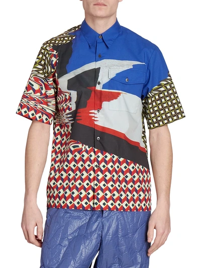 Shop Dries Van Noten Claseni Button-down Shirt In Neutral