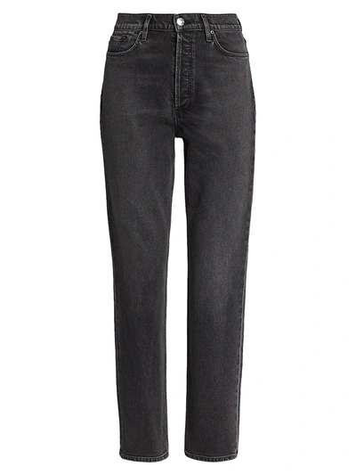 Shop Goldsign Women's Lawler Straight-leg Jeans In Alston Black