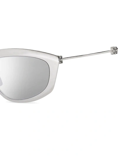 Shop Givenchy 57mm Cat Eye Sunglasses In Silver