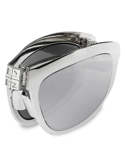Shop Givenchy 57mm Cat Eye Sunglasses In Silver