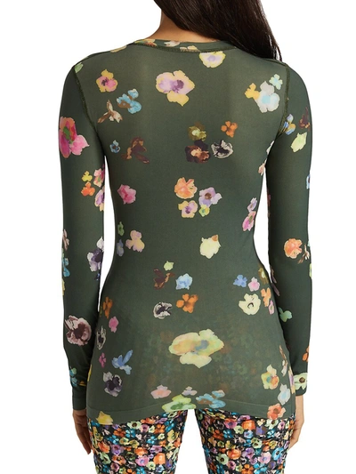 Shop Stine Goya Grunge Euphoria Juno Floral Top In Flower