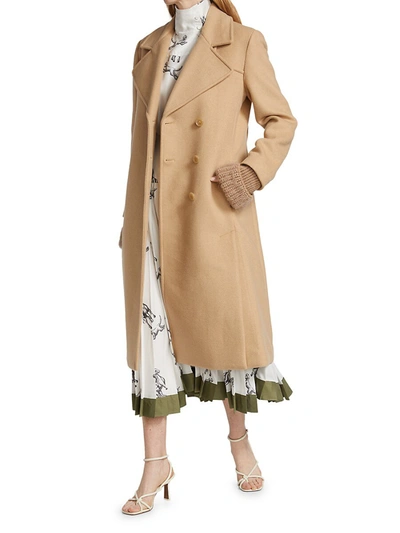 Shop 3.1 Phillip Lim / フィリップ リム Double-breasted Long Coat In Soft Camel
