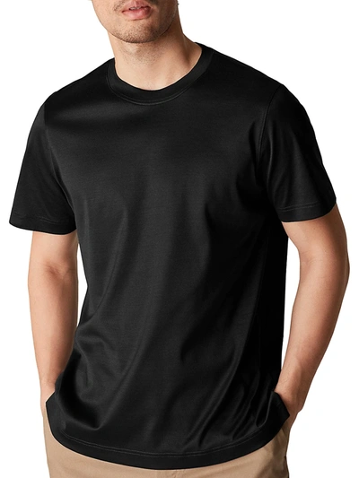 Shop Eton Men's Jersey T-shirt In Black