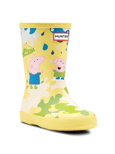 Hunter Unisex Kids First Peppa Pig Muddy Puddles Rain Boots - Walker,  Toddler, Little Kid In Yellow | ModeSens