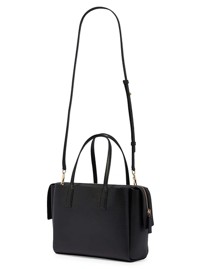 Shop Marc Jacobs Mini Leather Tote In Black