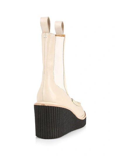 Shop Rag & Bone Women's Sloane Suede & Leather Chelsea Boots In Beige