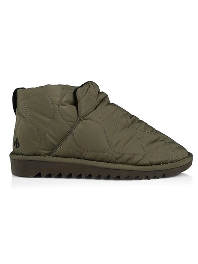 Shop Rag & Bone Women's Eira Quilted Ankle Boots In Olive