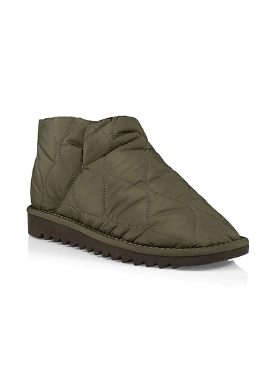 Shop Rag & Bone Women's Eira Quilted Ankle Boots In Olive