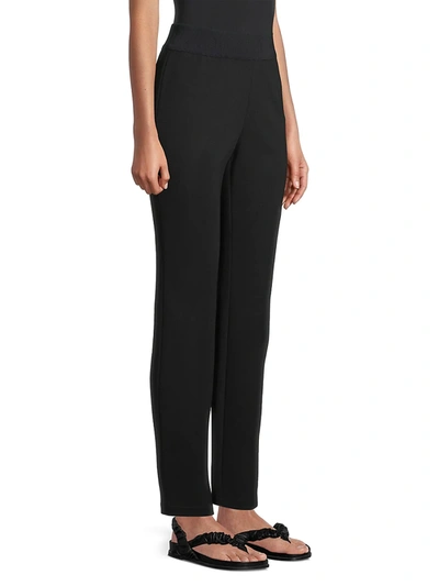 Shop Lafayette 148 Women's Remsen Knit Pants In Black