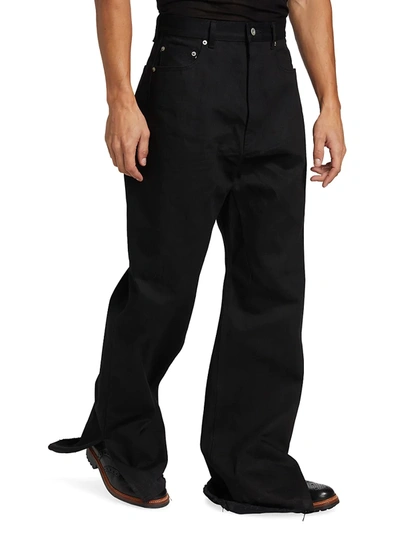 Shop Rick Owens Wide-leg Oversized Jeans In Black