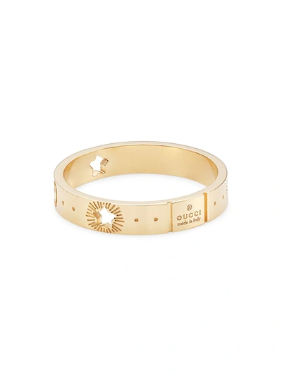 Shop Gucci 18k Yellow Gold Icon Ring