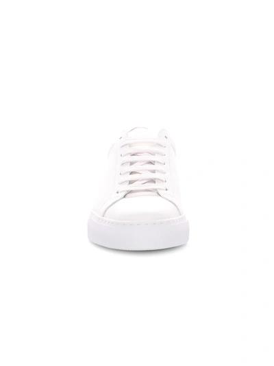 Shop Givenchy Urban Street Leather Sneakers In White Lilac