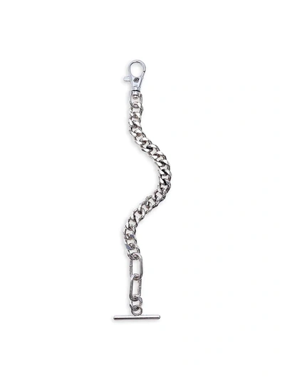 Shop Martine Ali Men's Tommi Curb Bracelet In Silver