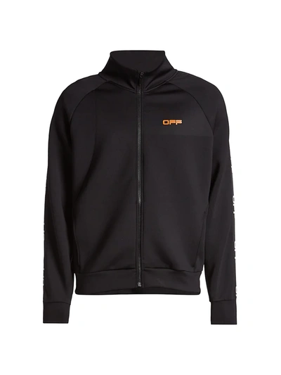 Shop Off-white Active Track Jacket In Black