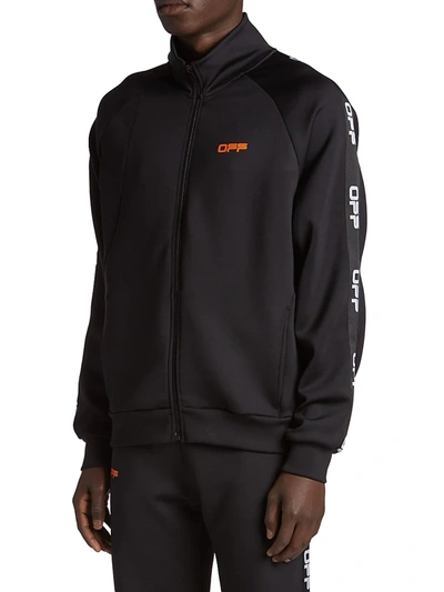 Shop Off-white Active Track Jacket In Black