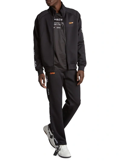 Shop Off-white Active Track Jacket In Black