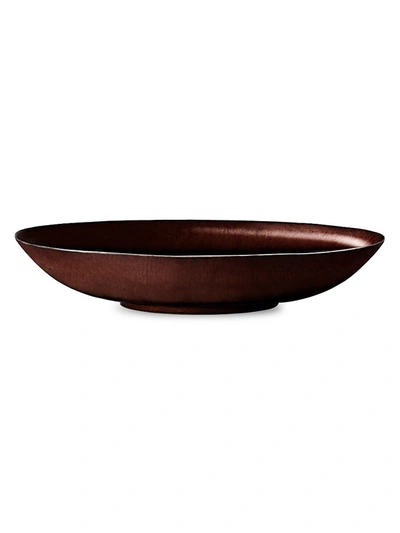 Shop L'objet Terra Iron Coupe Large Bowl In Tan