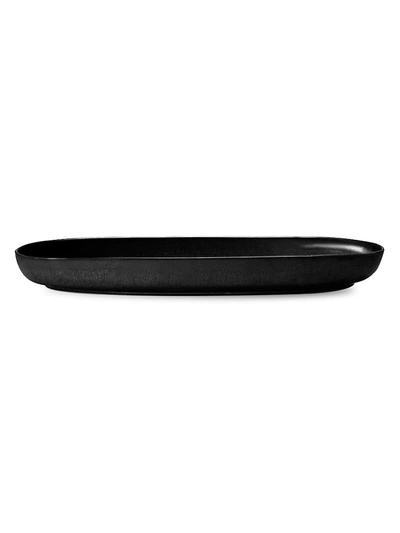Shop L'objet Terra Iron Oval Medium Platter In Tan