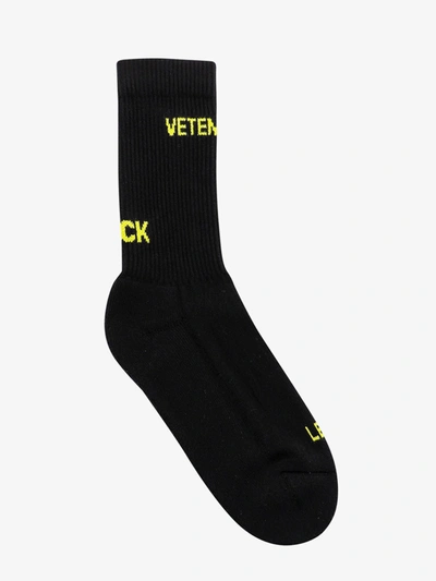 Shop Vetements Socks In Black