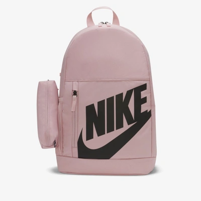 Shop Nike Elemental Kids' Backpack In Pink Glaze,pink Glaze,black
