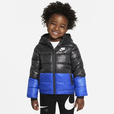Shop Nike Sportswear Toddler Puffer Jacket In Dark Smoke Grey