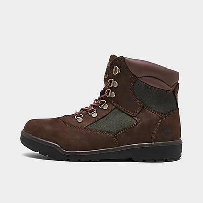 Shop Timberland Big Kids' 6 Inch Field Boots In Beef N Broccoli