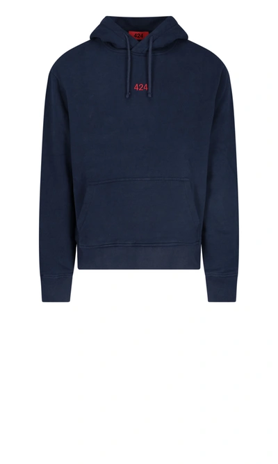 Shop Fourtwofour On Fairfax Sweater In Blue