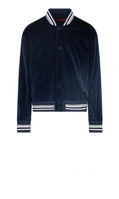 Shop Fourtwofour On Fairfax Jacket In Blue