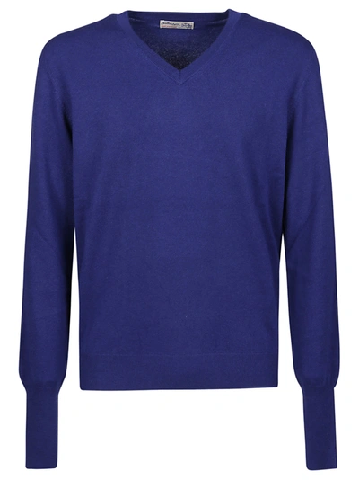 Shop Ballantyne V-neck Sweater In Velvet