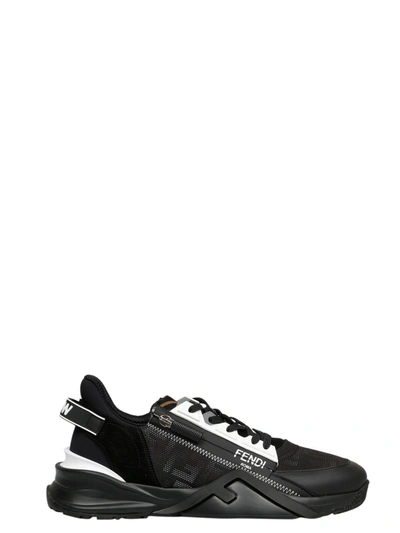 Shop Fendi Flow Slip-on Sneakers In Black