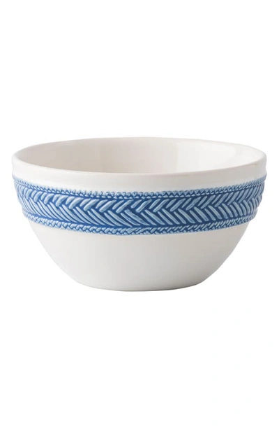 Shop Juliska Le Panier Cereal Bowl In Whitewash/ Delft Blue