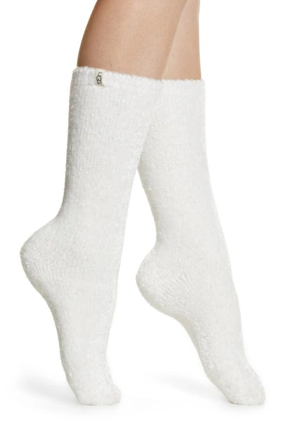 Shop Ugg Leda Cozy Socks In White
